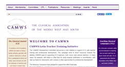 Desktop Screenshot of camws.org