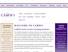 Tablet Screenshot of camws.org